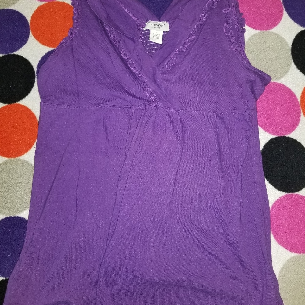 Introspect maternity tank top